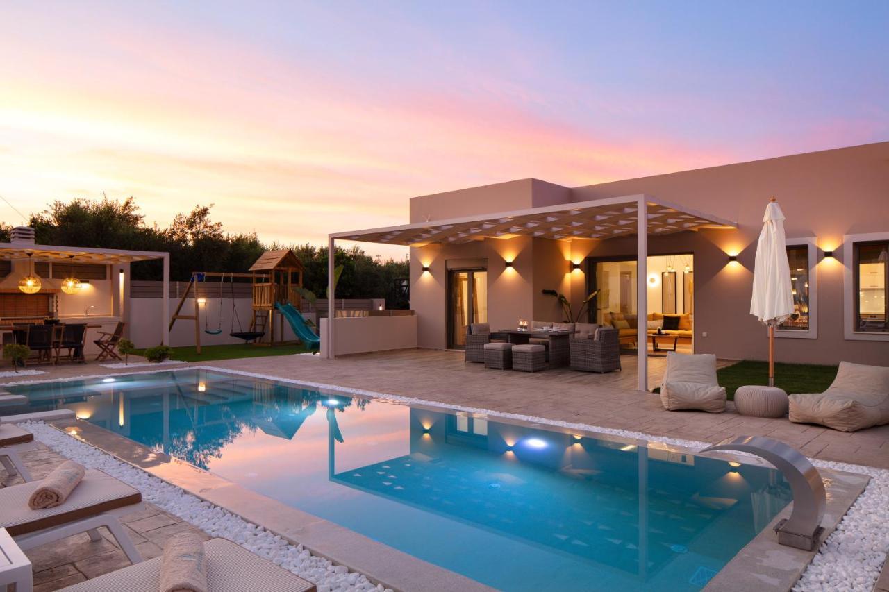 Perama  Koin Villa Sunset, With Heated Pool & Whirlpool, By Thinkvilla מראה חיצוני תמונה